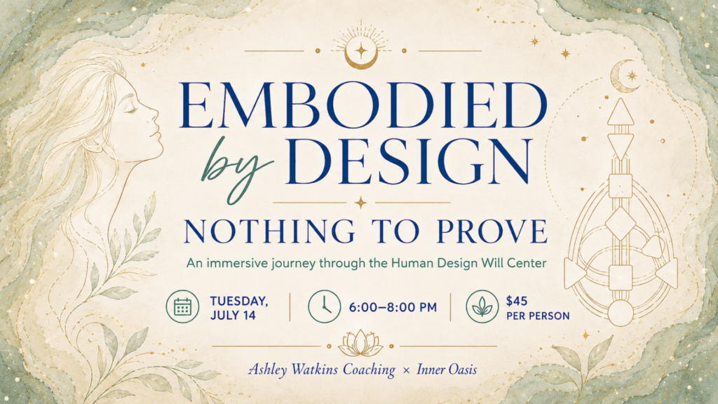 Embodied by Design Nothing to Prove